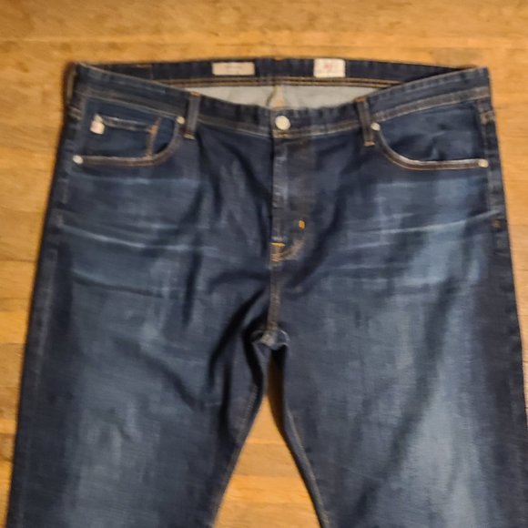 AG ADRIANO GOLDSCHMIED The Protege Straight Leg jeans stretch sz 40 Short - Picture 3 of 8